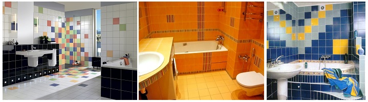 Укладка плитки в ванной комнате цена за кв.м. Москва